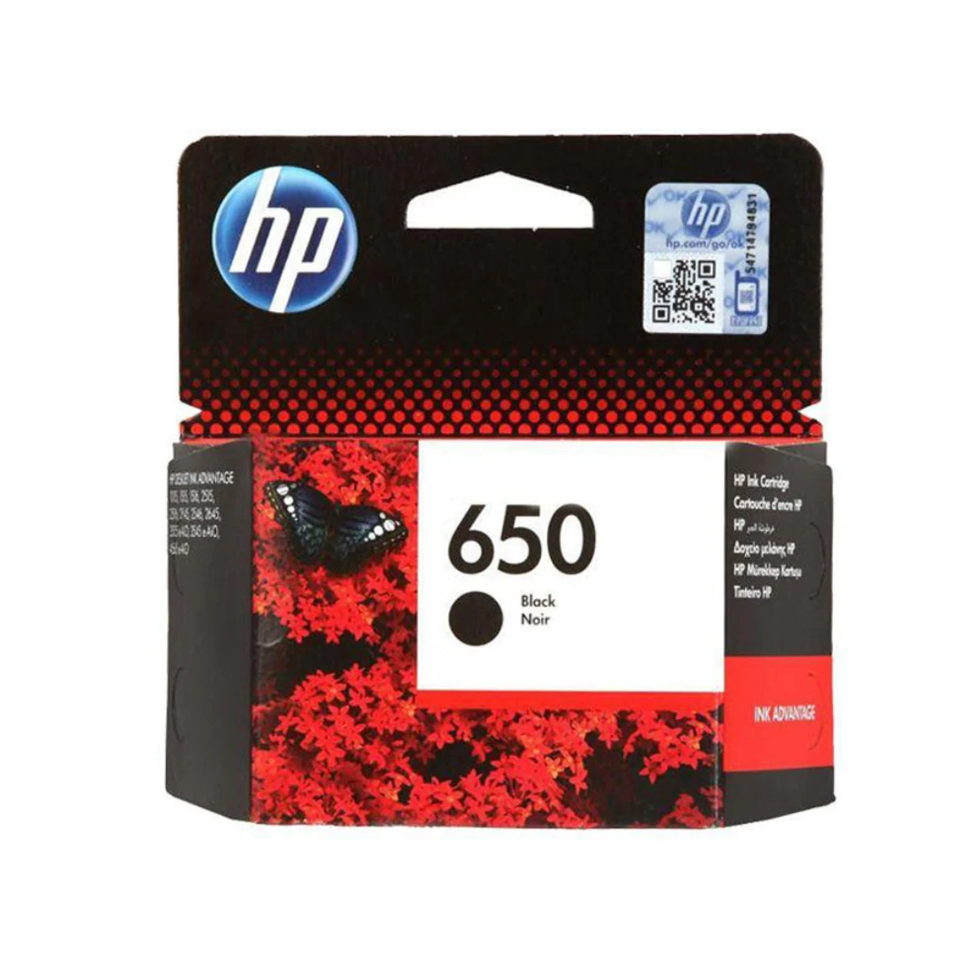 HP 650 Original Ink Cartridge – Black, Tri-color