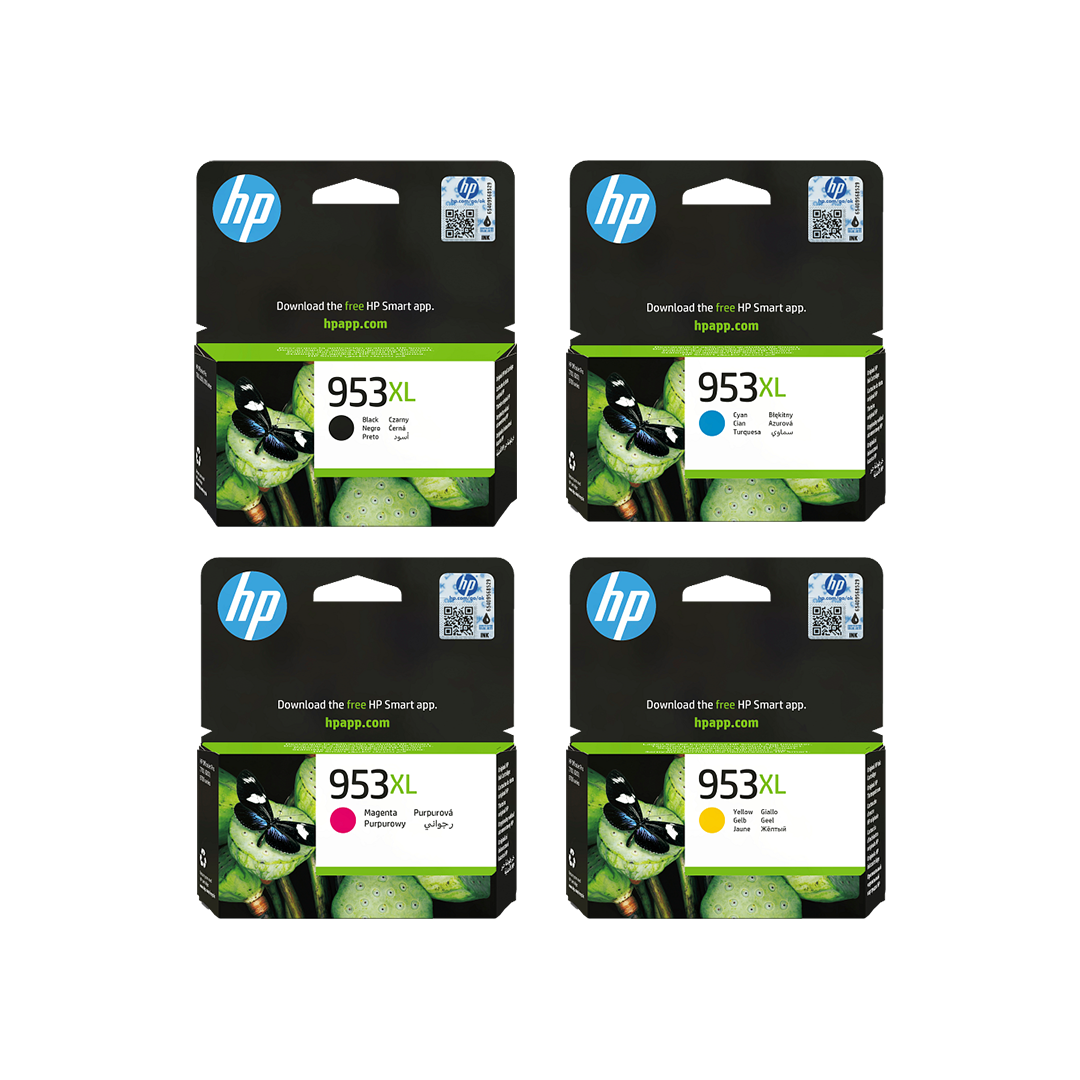 HP 953XL High Yield Original Ink Cartridge – Black, Cyan, Magenta, Yellow