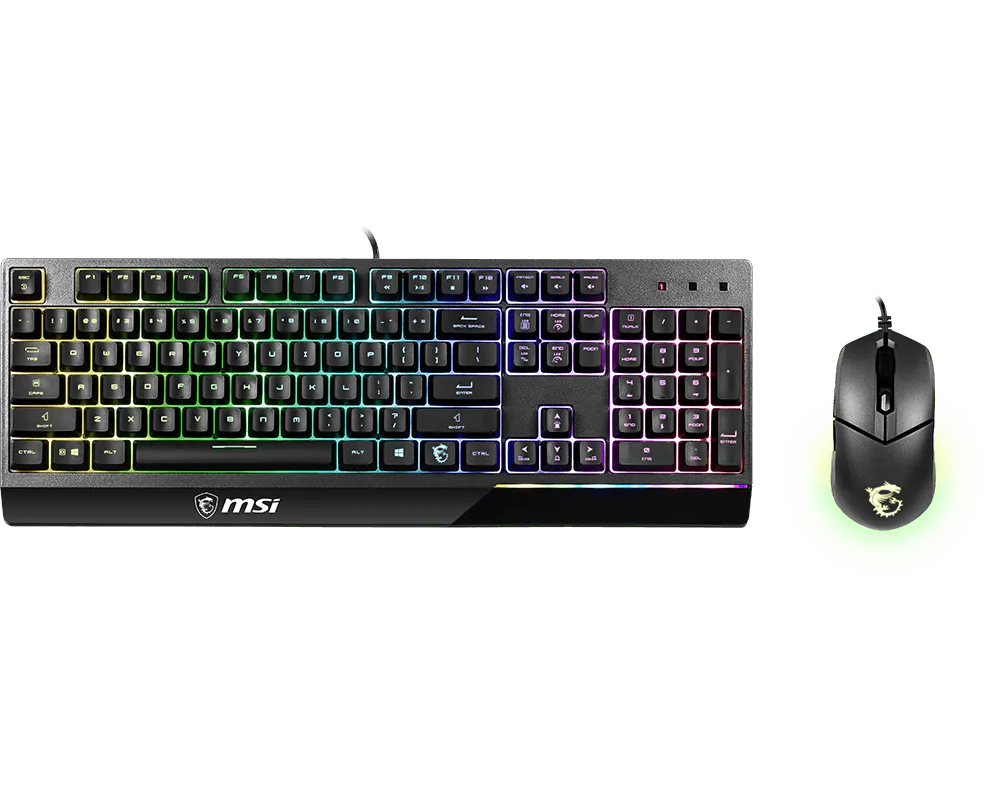 MSI VIGOR GK30 Combo Wired Gaming Mouse &amp; Keyboard