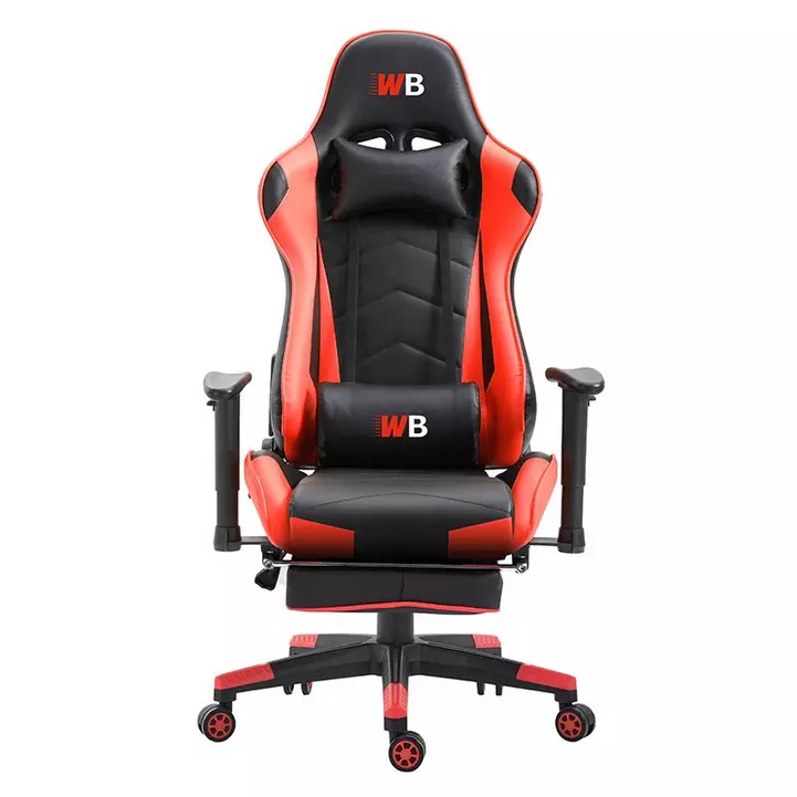 WB WB029-1 Gaming Chair With Arm Rest Black+Red