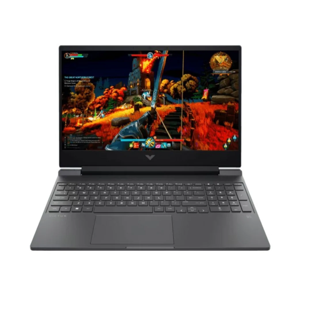 HP Victus 15-FA2024NIA Gaming Laptop – Intel Core i7, RTX 4050 6GB, 16GB DDR5 RAM, 512GB SSD, 15.6? FHD 144Hz, DOS