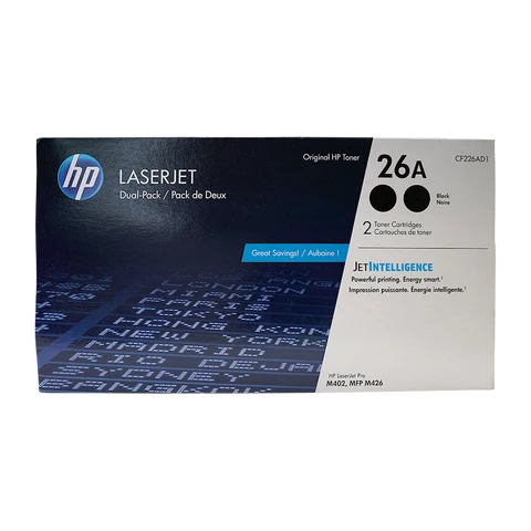 HP 26A Black Original LaserJet Toner Cartridge