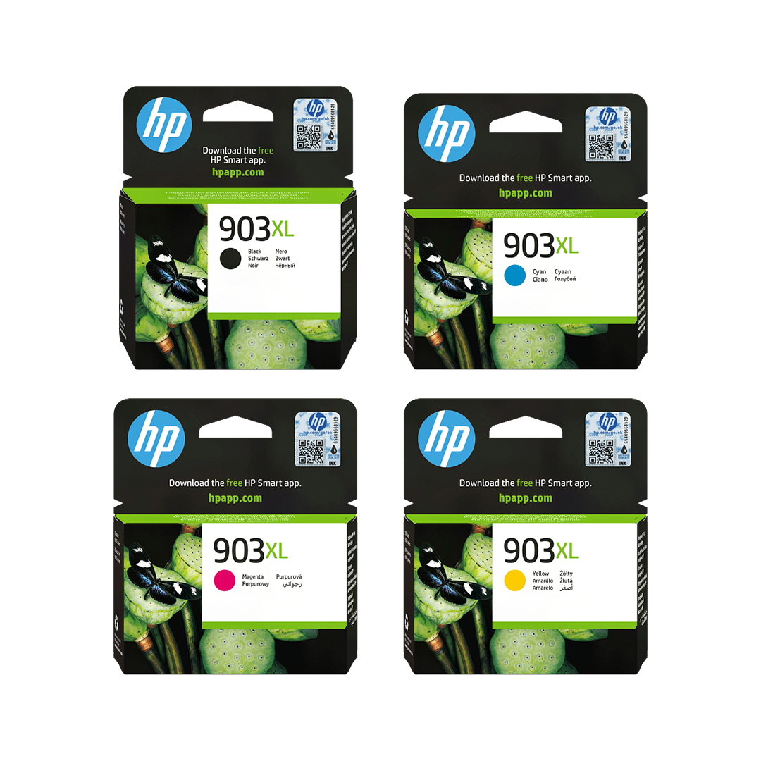 HP 903XL High Yield Original Ink Cartridge – Black, Cyan, Magenta, Yellow