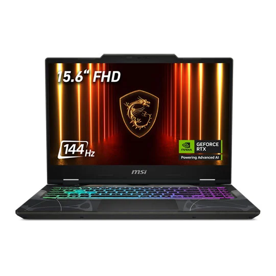 MSI Cyborg 15-B2RWFKG Gaming Laptop – Intel Core 7, RTX 5060 8GB, 16GB DDR5 RAM, 512GB SSD, 15.6? FHD 144Hz, DOS