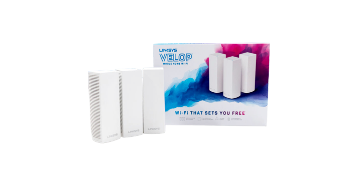 Linksys WHW0303 Velop Tri-band AC6600 Whole Home WiFi Mesh System, 3-Pack | WHW0303