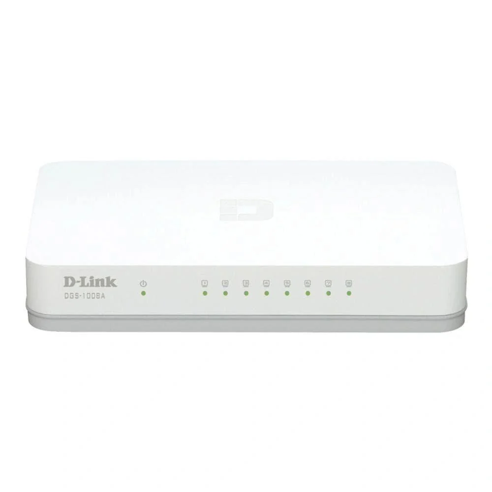 D-Link 8 Port 10-100Mbps Desktop Switch (DES-1008C)