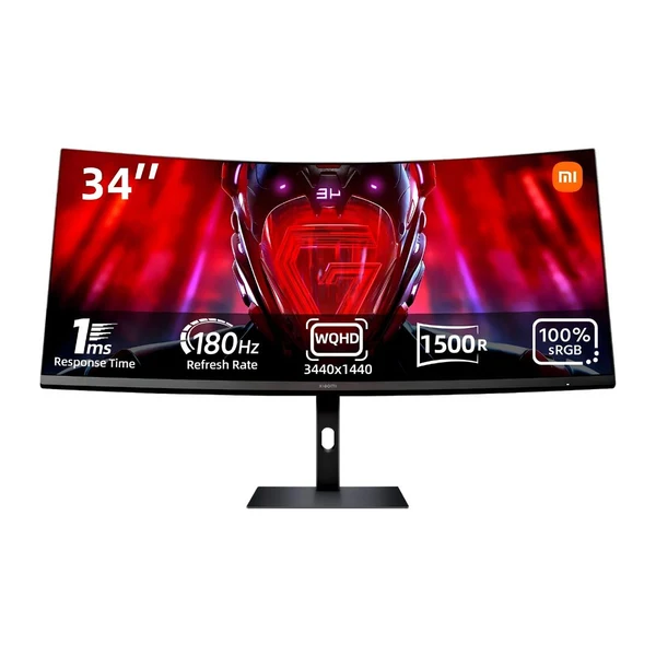 Xiaomi 34? G34WQi Curved Gaming Monitor 2026 – 180Hz WQHD Display