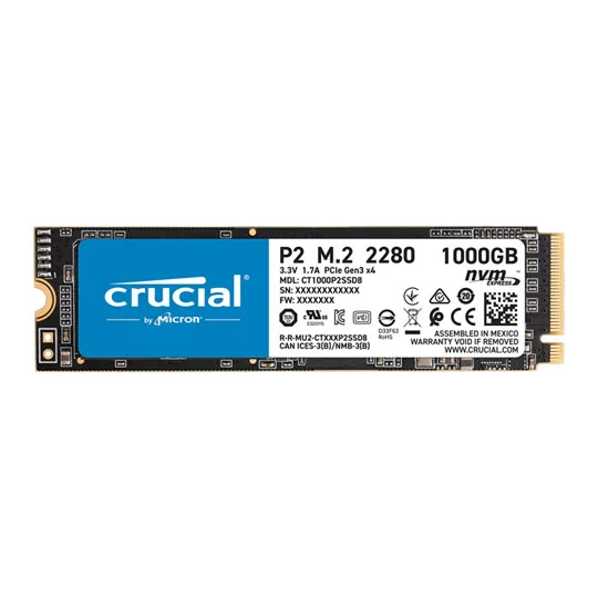 Crucial P1 1TB M.2 NVMe SSD